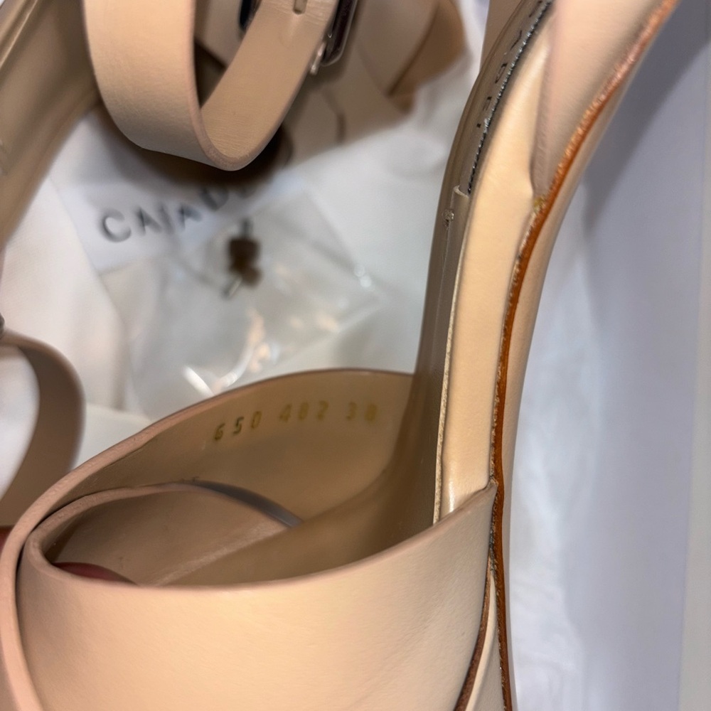 Casadei Flora Florence Skin Platform Heels - Picture 8 of 9